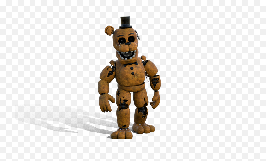Pbr Transparent Background Hd Withered - Withered Golden Freddy Png,Model Transparent Background