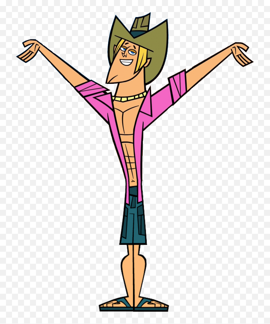 Total Drama Geoff Arms Wide Png Image Cartoon Arm