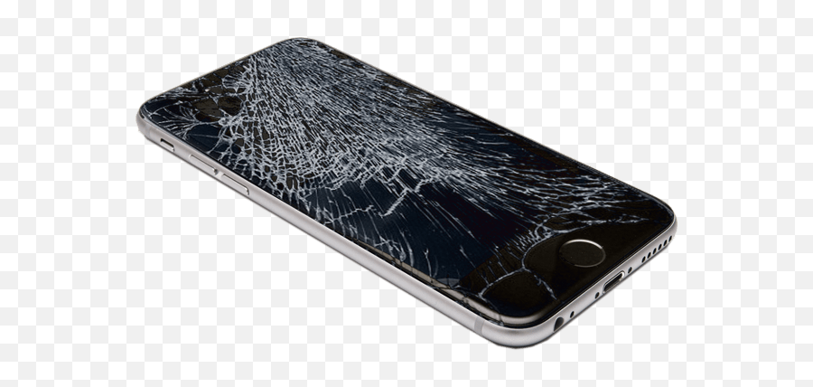 Iphone 6 Smashed Screen Transparent Png - Broken Screen Iphone Png,Iphone 6 Png