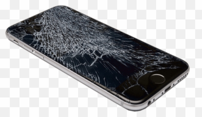 Iphone 6 Smashed Screen Transparent Png - Broken