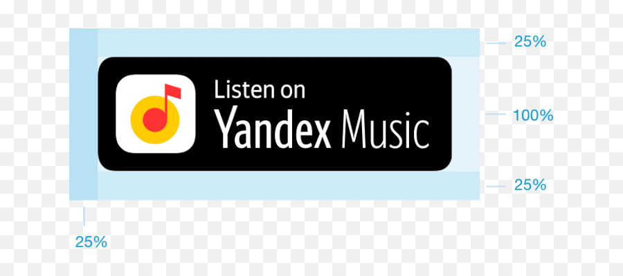 Badge - Yandex Music Help Listen On Yandex Music Logo Png,25% Off Png