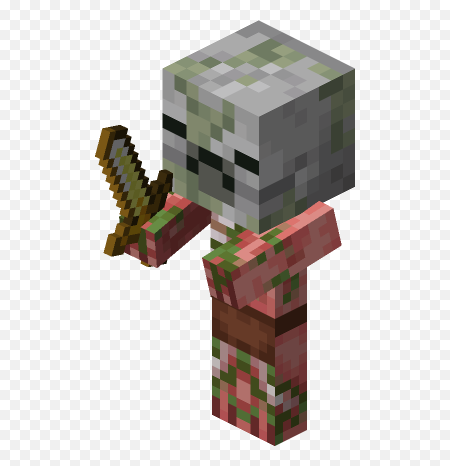 Filebaby Zombie Pigmanpng U2013 Official Minecraft Wiki Pickaxe Png