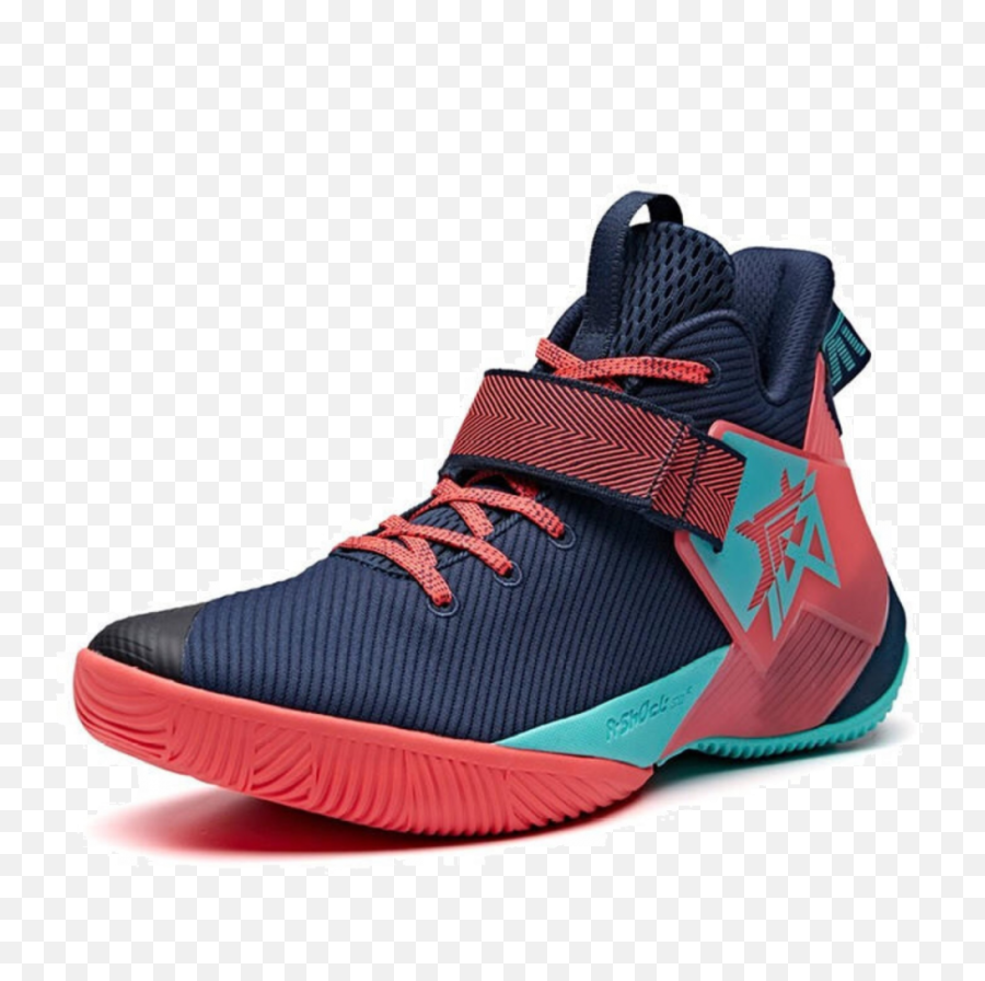 Anta Thompson Shock The Game 30 High Basketball Shoes Bluered Colorway - Basketball Shoe Png,Klay Thompson Png