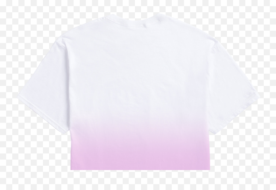Album Cover Crop Tee Pink And White Color Fade - Sweater Png,White Fade Png