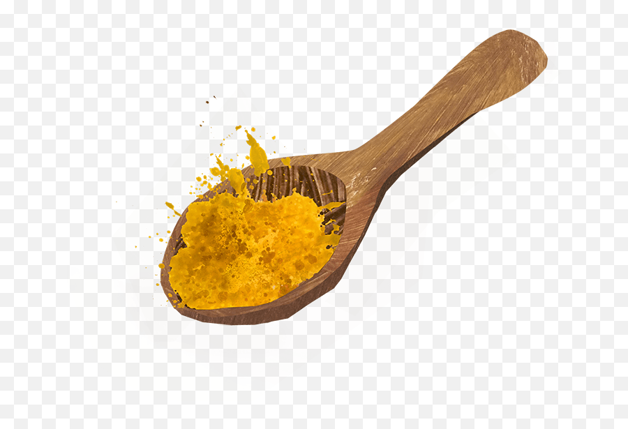 Download Aromatic Yellow Rice - Spoon Of Turmeric Transparent Png,Wooden Spoon Png