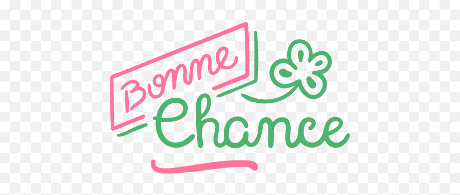 Transparent Png Svg Vector File - Bonne Chance In French,Good Luck Png