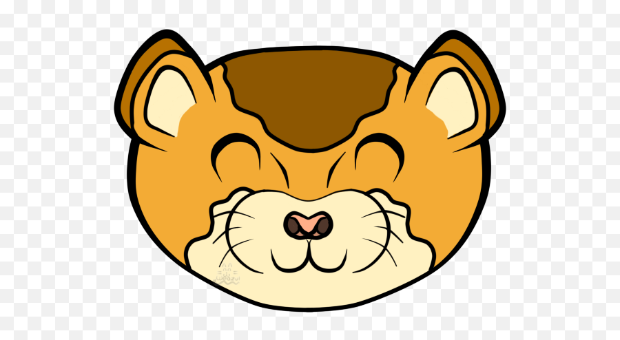Chibi - Ish Weasel Face Clipart Full Size Clipart 2084021 Draw A Weasel Face Png,Weasel Png