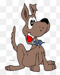 Dog Excited Clipart Png U2013 Clipartlycom - Cartoon Dog Facing Right,Excited Png