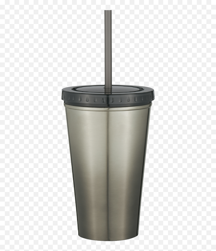 Stainless Steel Double Wall Chroma Tumbler With Straw - French Press Png,Straw Png