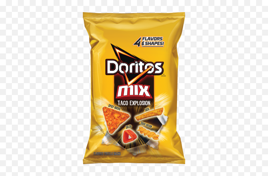 New Doritos Flavor Mix Hits Stores - Doritos Mix Taco Explosion Png,Doritos Transparent