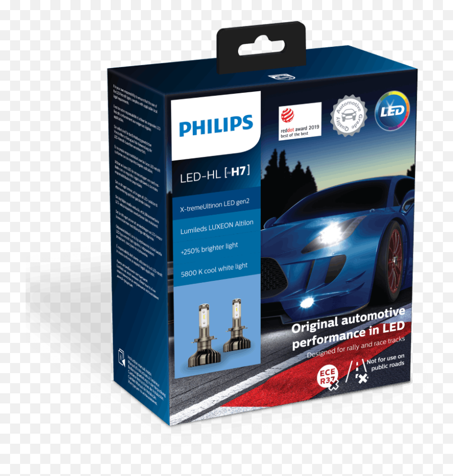 Led Headlight Bulbs Car Headlights Philips Automotive - H7 Philips X Tremeultinon Led Gen2 Png,Car Light Png