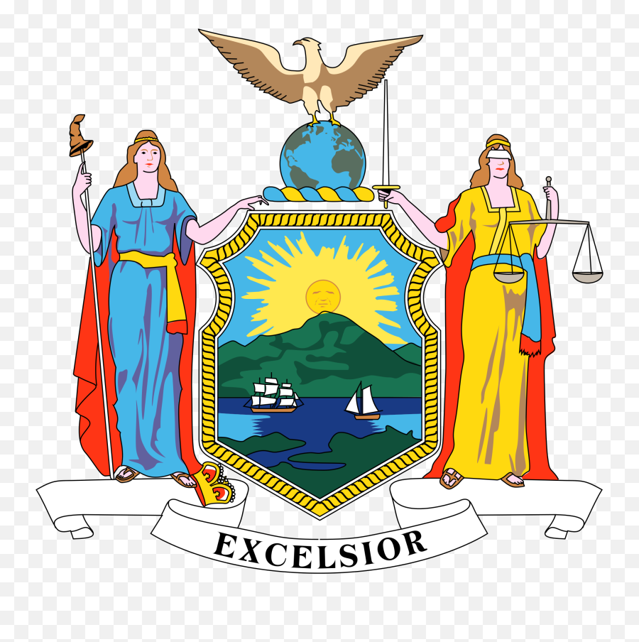 Open - Transparent New York State Seal Png,New York State Png