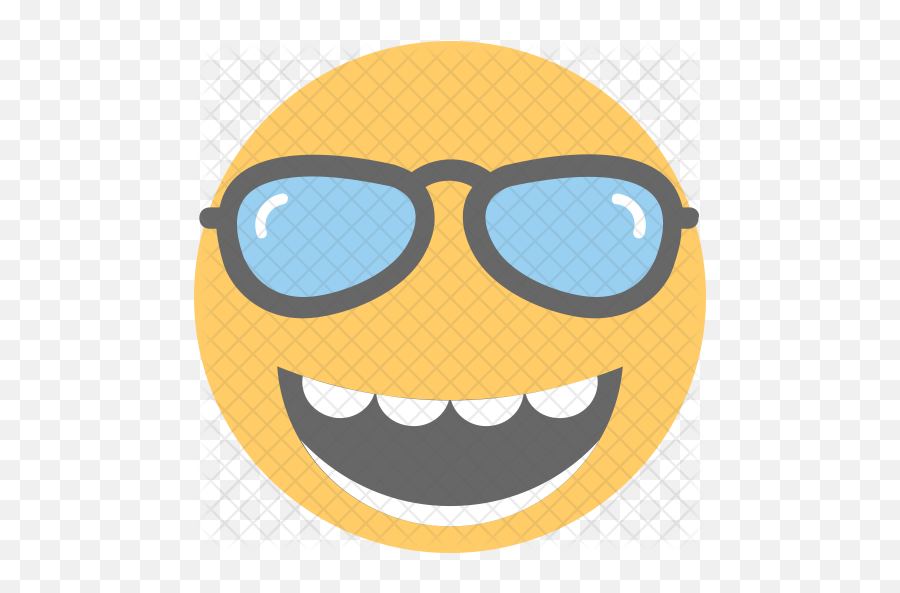 Sunglasses Emoji Icon Of Flat Style - Smiley Png,Sunglasses Emoji Png