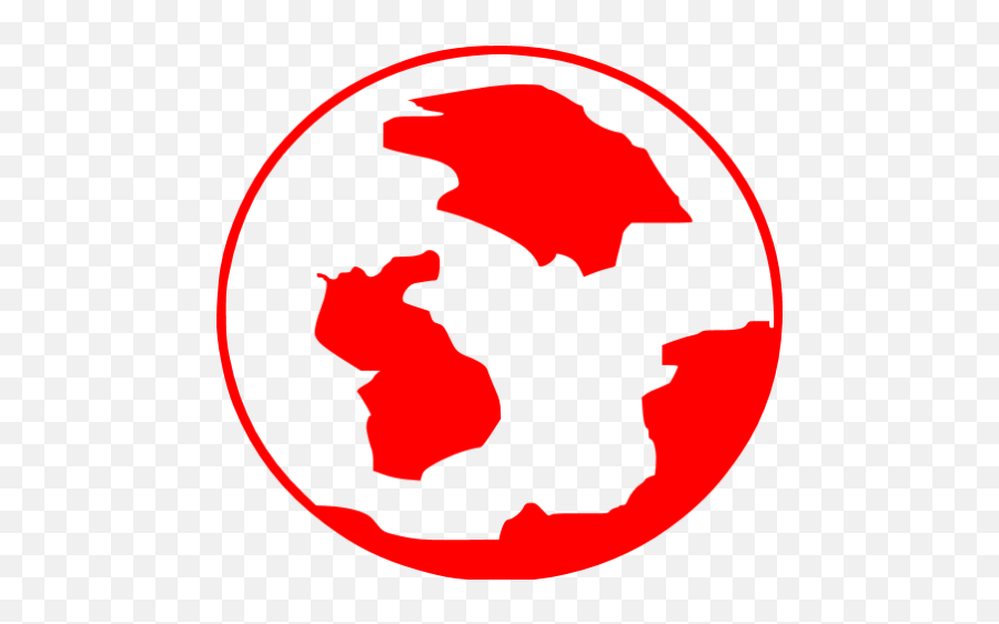 Red Globe Icon - Free Red Globe Icons Globe Icon Png Red,Globe Emoji Png