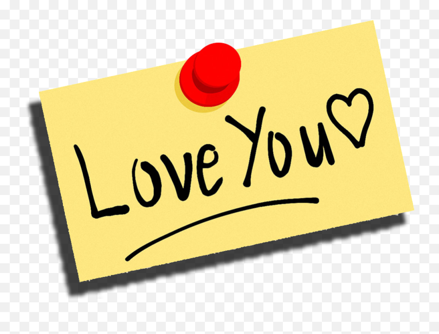 Download Love You Sticky Notes Png Image With No Background - Love You Clip Art,Sticky Notes Png