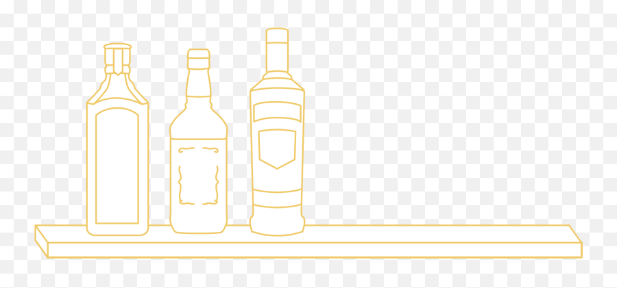 Clipart Transparent Library Bottle Bar - Glass Bottle Png,Liquor Bottle Png