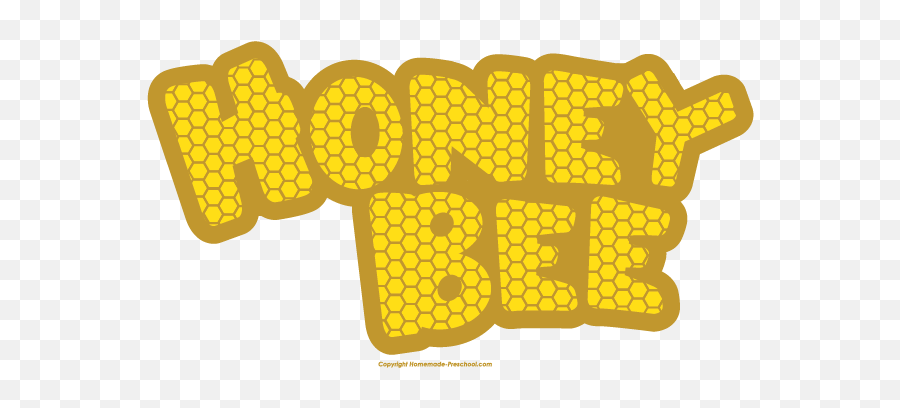 Download Hd Free Bee Clipart Honey Png - Honey Honey Bee Word Clipart,Bee Clipart Png