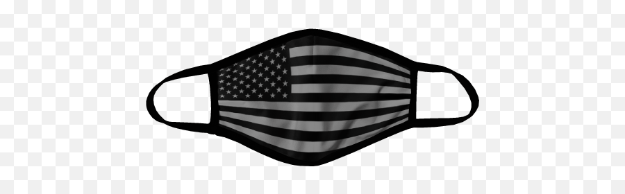 Usa Flag Black And Grey Mask - Patrick Mahomes Face Mask Png,Usa Flag Transparent