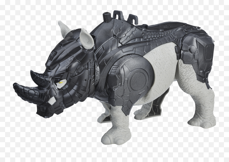 Marvel Black Panther Hasbro Deluxe Rhino Guard Vehicle - Black Panther Rhino Toy Png,Marvel Black Panther Png