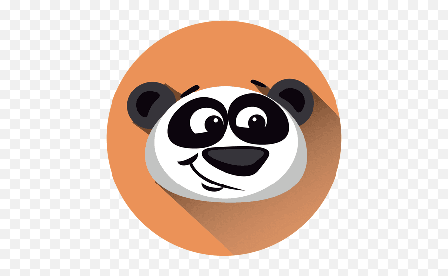 Panda Cartoon Circle Icon - Transparent Png U0026 Svg Vector File Dibujos Animados En Circulo,Panda Face Png