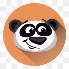 Panda Cartoon Circle Icon - Transparent Png U0026 Svg Vector File Dibujos Animados En Circulo,Panda Face Png