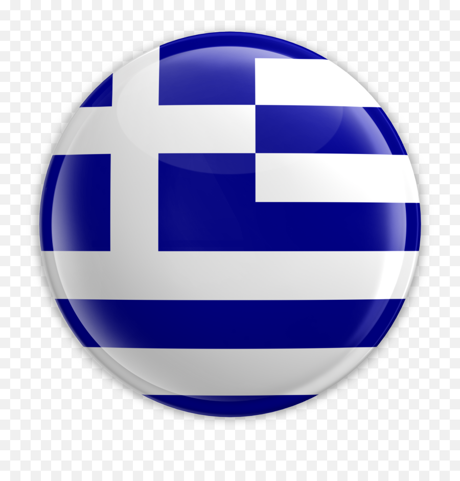 Image Information - Greek Flag Round Png Full Size Png Greece Flag Png,Round Png