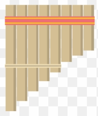 Free Wind Music Instrument Pan Flute Png With Transparent - Horizontal