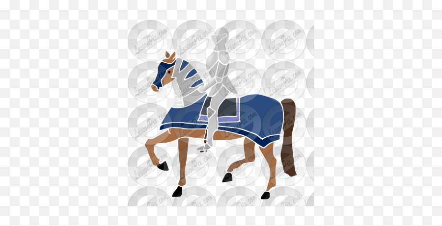 Knight Stencil For Classroom Therapy Use - Great Knight Rein Png,Knight Clipart Png