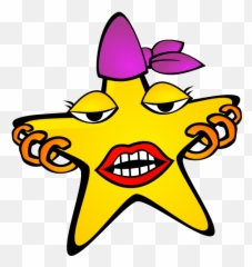 Night Stars Png - Clipart Starry Night Gypsy Girl Cartoon