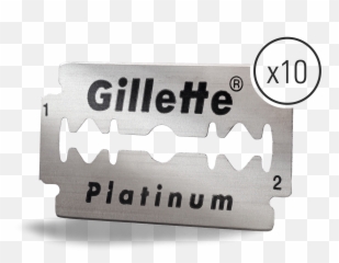 Gillette Platinum Sheet 5 Png Image - Solid,Razor Blade Png