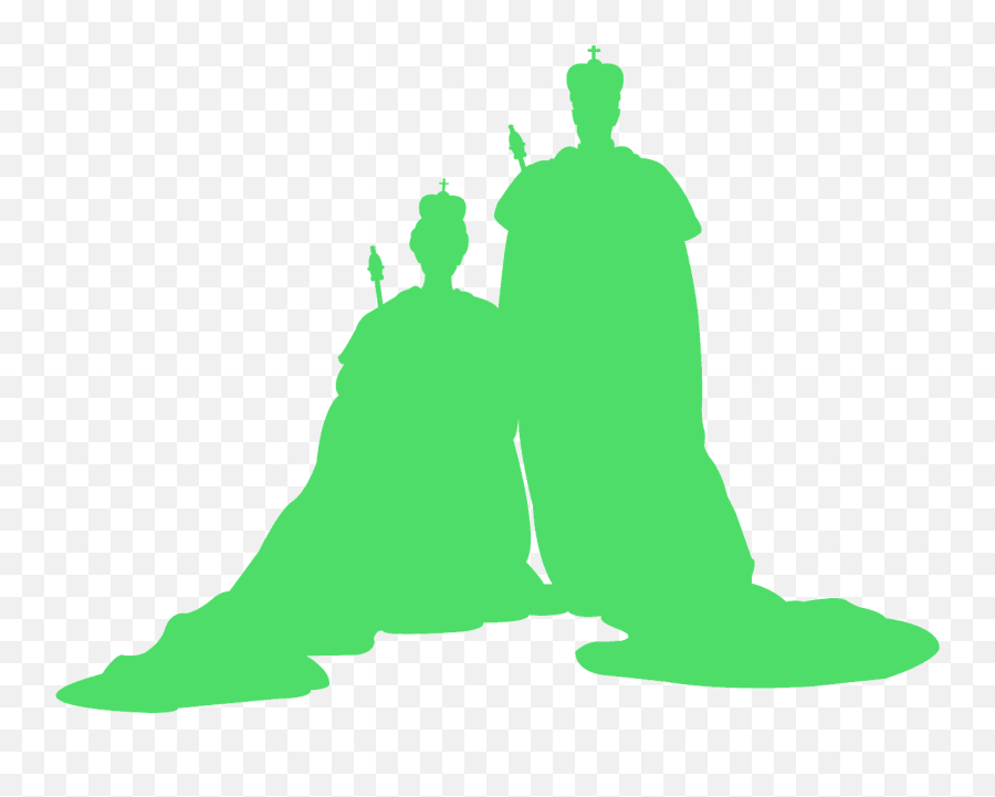 King And Queen Png Transparent - King And Queen Silhouette,Queen Transparent