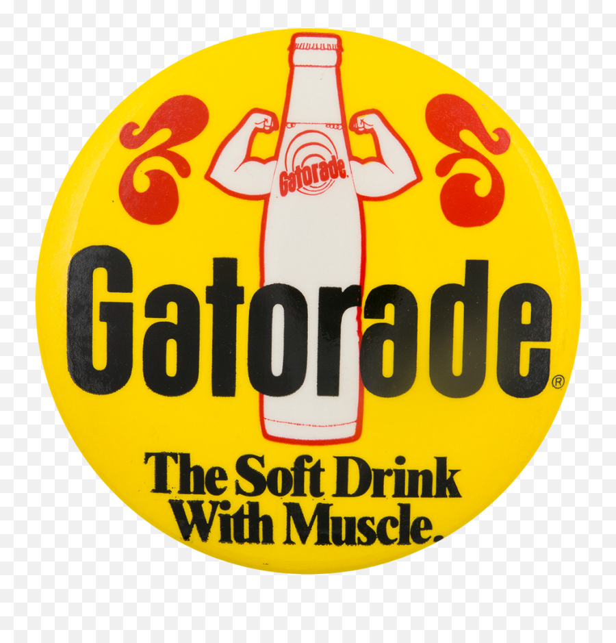 Gatorade Soft Drink With Muscle Busy Beaver Button Museum - Language Png,Gatorade Logo Png