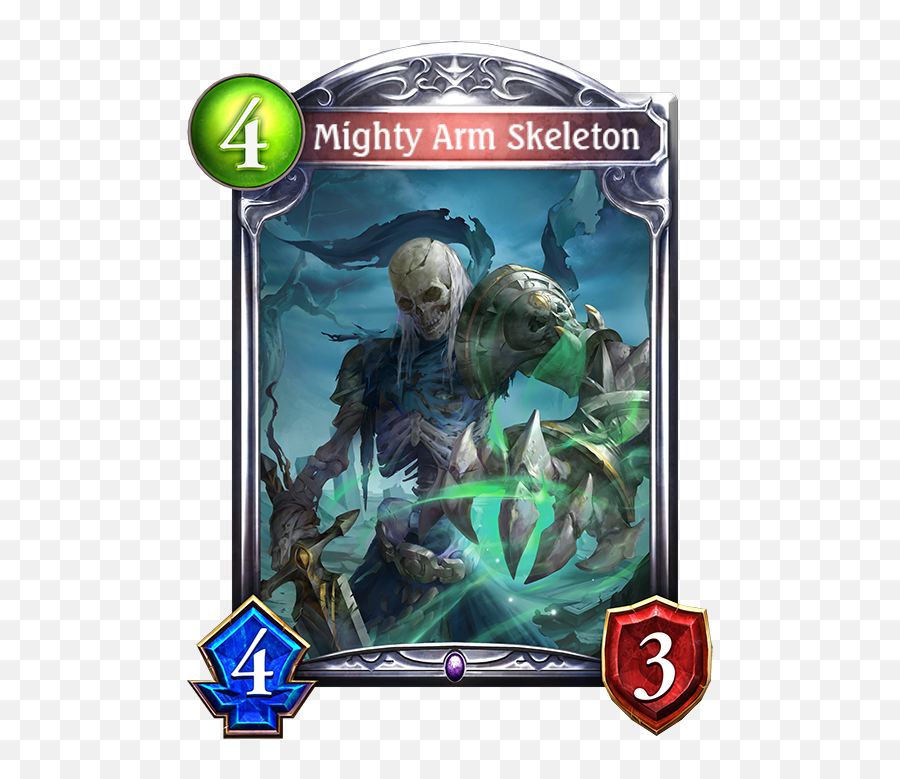 Card Mighty Arm Skeleton - Shadowverse Vampire Lykos Png,Skeleton Arm Png