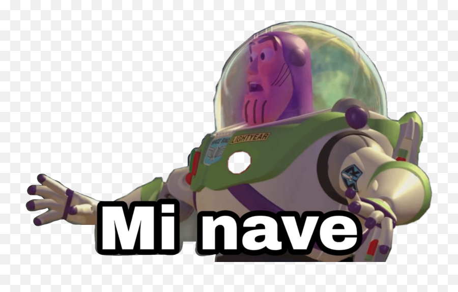 Thanos Minave Sticker Buzzlightyear Freetoedit - Buzz Lightyear Meme Png,Thanos Helmet Png