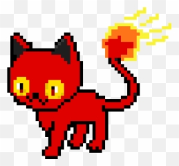 Shiny Litten - Pixel Art Pokemon Litten Png,Litten Png