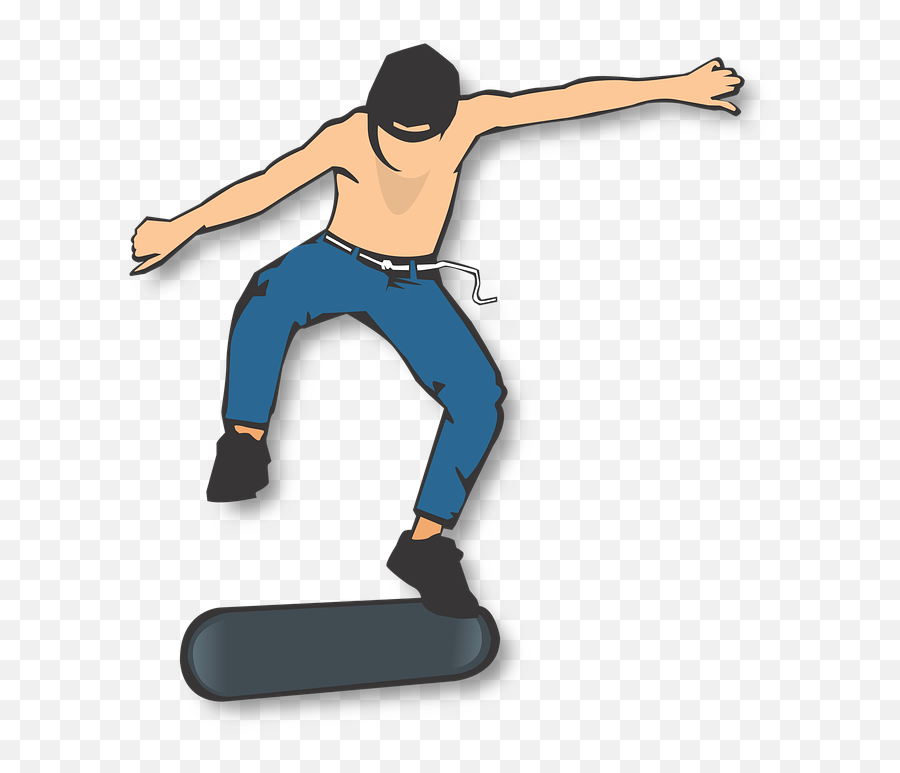 Skater Kick Flip Shirtless - Kick Flip Png,Skater Png