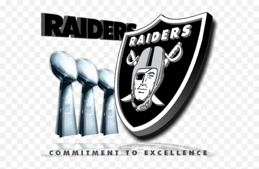 Afc West 3d Logos Archive - Broncos Message Boards Oakland Raiders 3d Logo Png,Oakland Raiders Logo Png