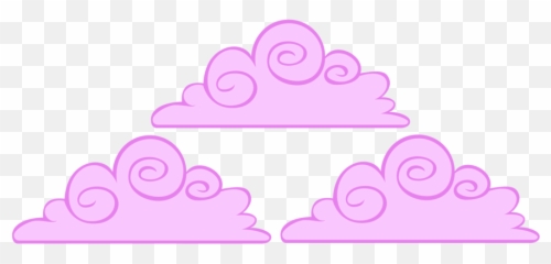 Cotton Candy Clouds Clipart Transparent - Cutie Marks png