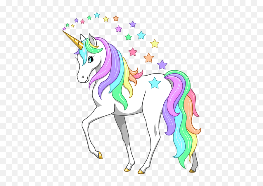 Unicorns Star Transparent Png Clipart - Unicorn On Cloud Png,Transparent Unicorn