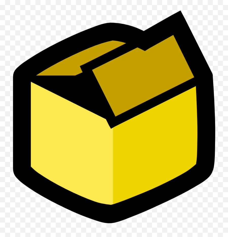 Yellow Box Icon Clipart Free Image Download - Box Clip Art Png,Box Icon