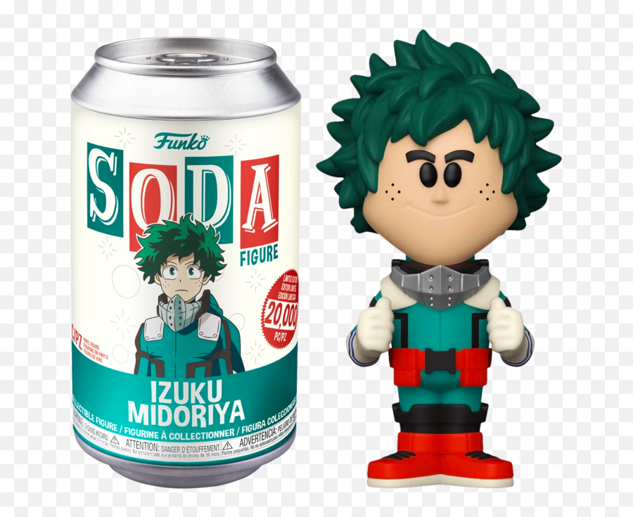 My Hero Academia - Deku Vinyl Soda Figure In Collector Can Funko Soda Chilly Willy Png,My Hero Academia Character Icon Deku