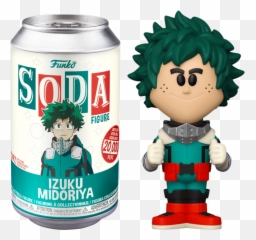 My Hero Academia - Deku Vinyl SODA Figure Collector Can Funko Soda Chilly Willy png