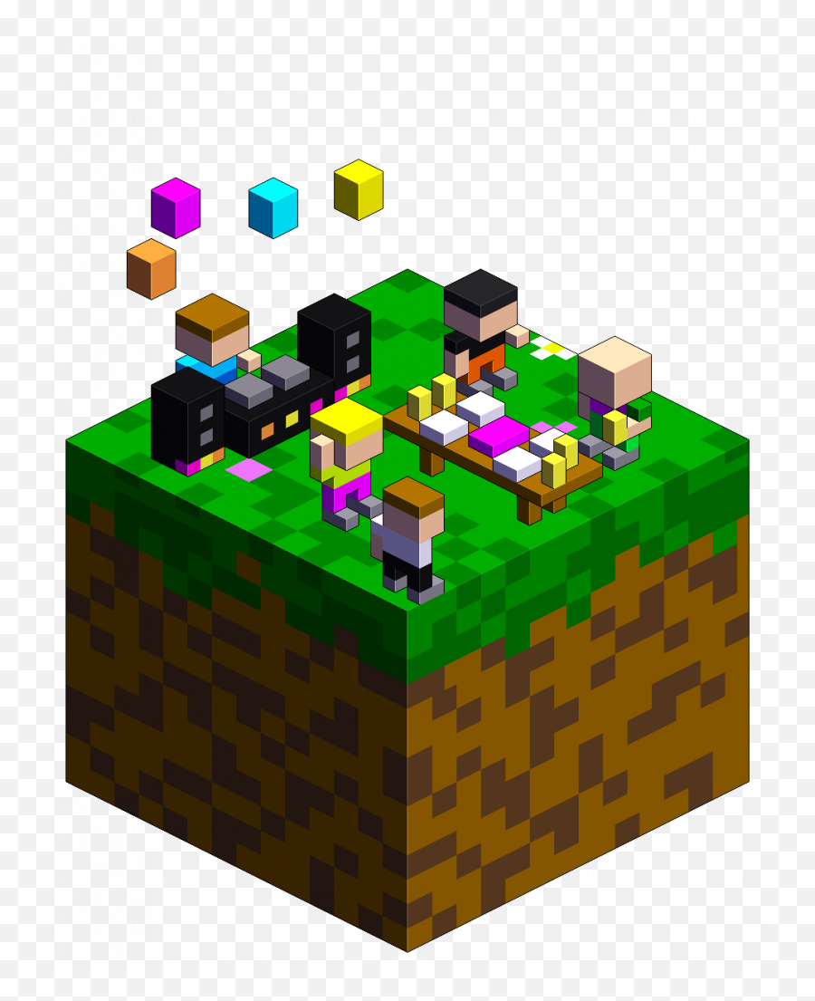 Virtual Kids Birthday Party In Png Minecraft Grass Block Icon