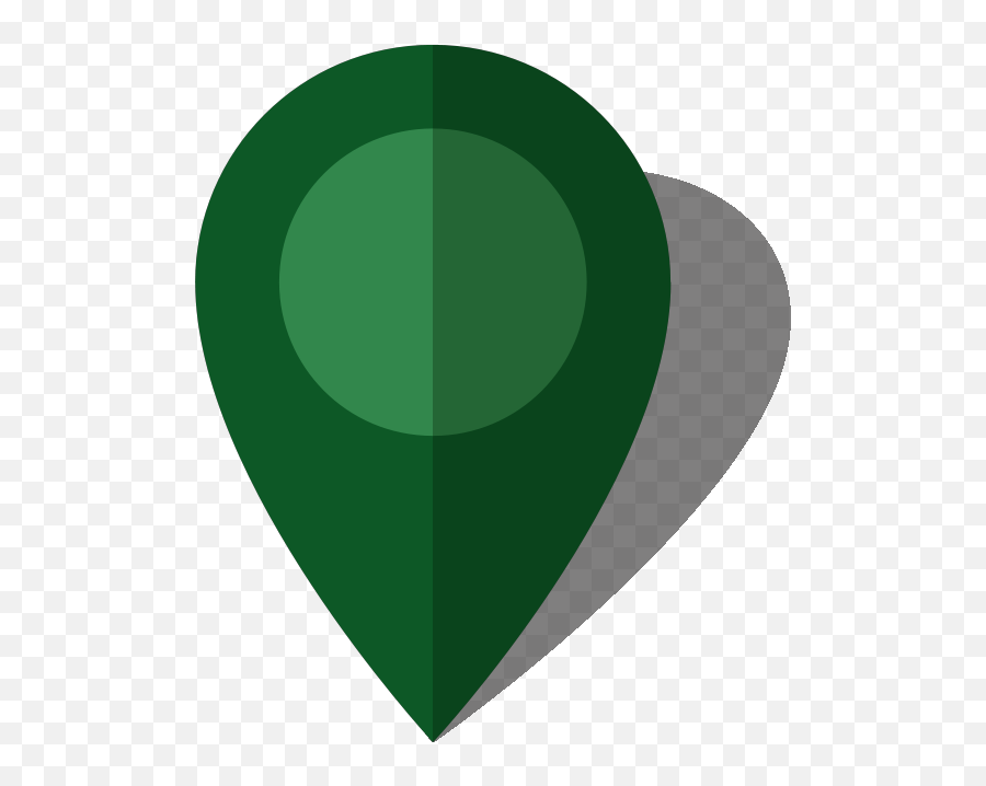 Simple Location Map Pin Icon10 Dark Green Free Vector Data - Pin Location Icon Green Png,Map Pin Icon Free