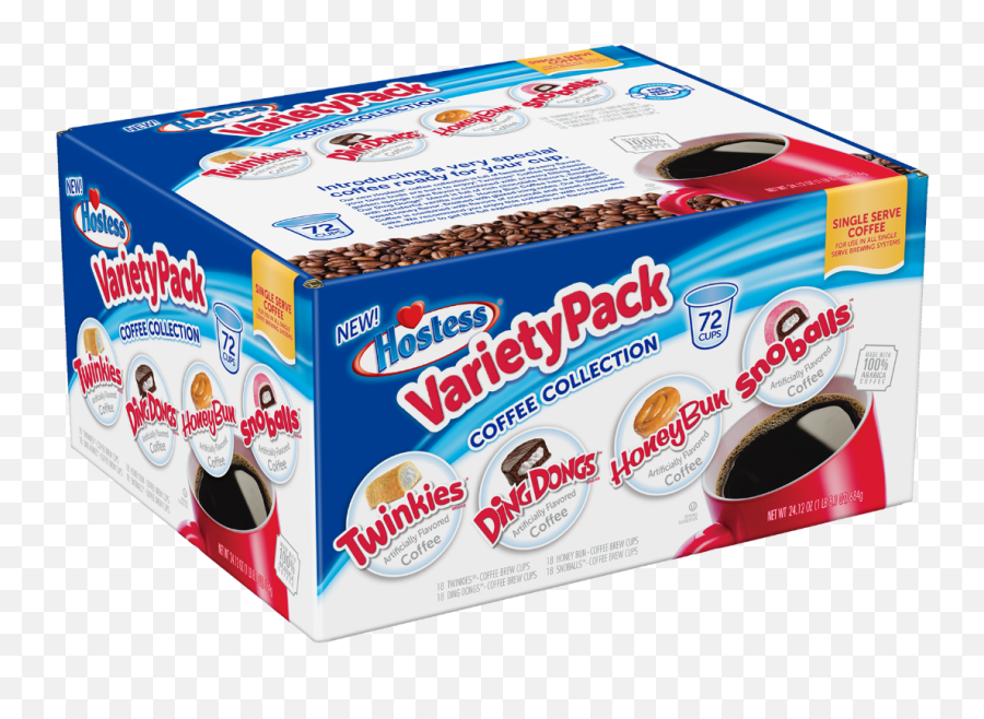 Hostess Now Sells Ding Dong And Twinkie - Hostess Coffee K Cups Png,Twinkies Png