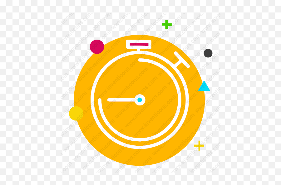 Download Stopwatch Vector Icon Inventicons - Dot Png,Stopwatch Icon