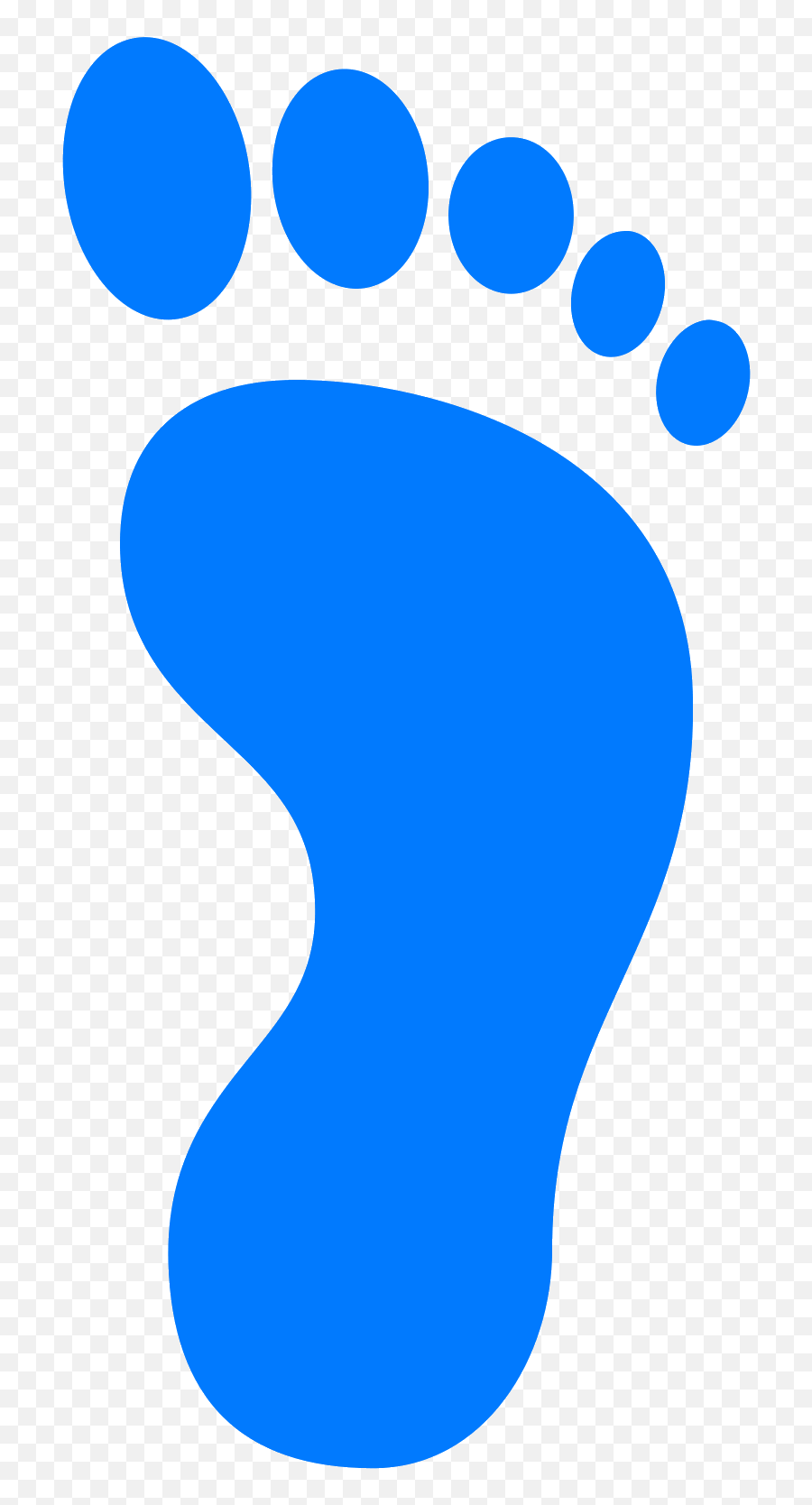 Blue Footprint Png - Black And White Foo 1552942 Png Blue Footprint Png,Footprints Transparent