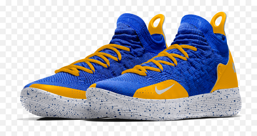 Kevin Durant Sole Collector - Kd 11 Blue And Yellow Png,Kevin Durant Png Warriors