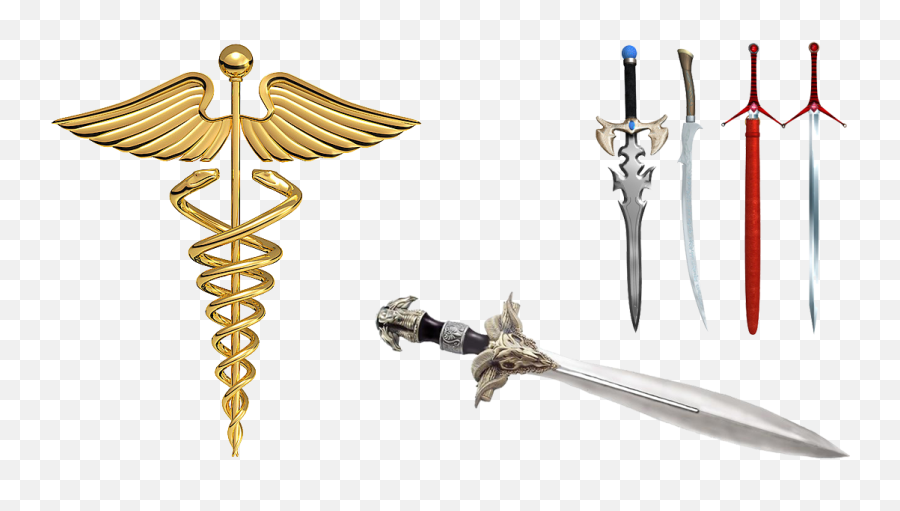 Banner Library Download Caduceus Transparent Sword - Medical Medical Symbol Png,Caduceus Transparent Background