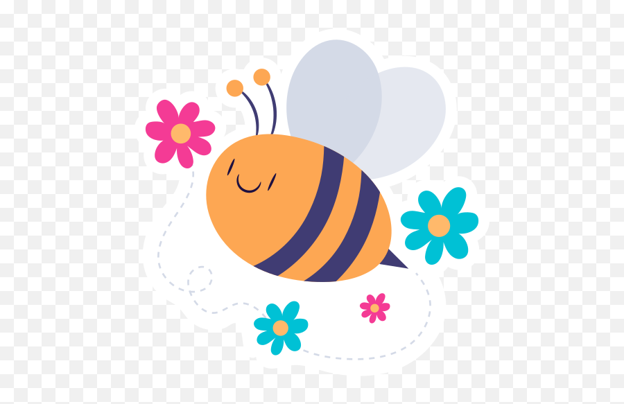 Bee Sticker - Free Animals Stickers To Download In 2022 Png,Free Sticker Icon